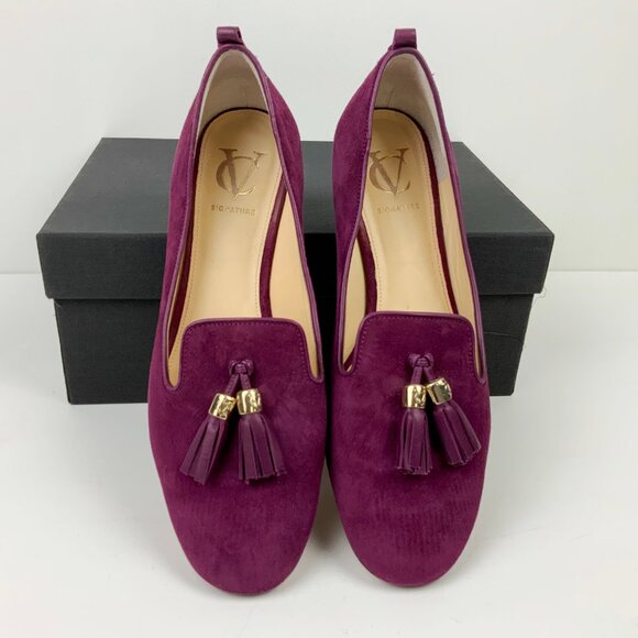 VC Signature 'Nancy' Tassel Loafer In Plumberry Sz 8.5M - Picture 16 of 16